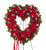 Always Remember Floral Heart Tribute- Red