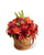 Abundant Harvest Basket with Lilies